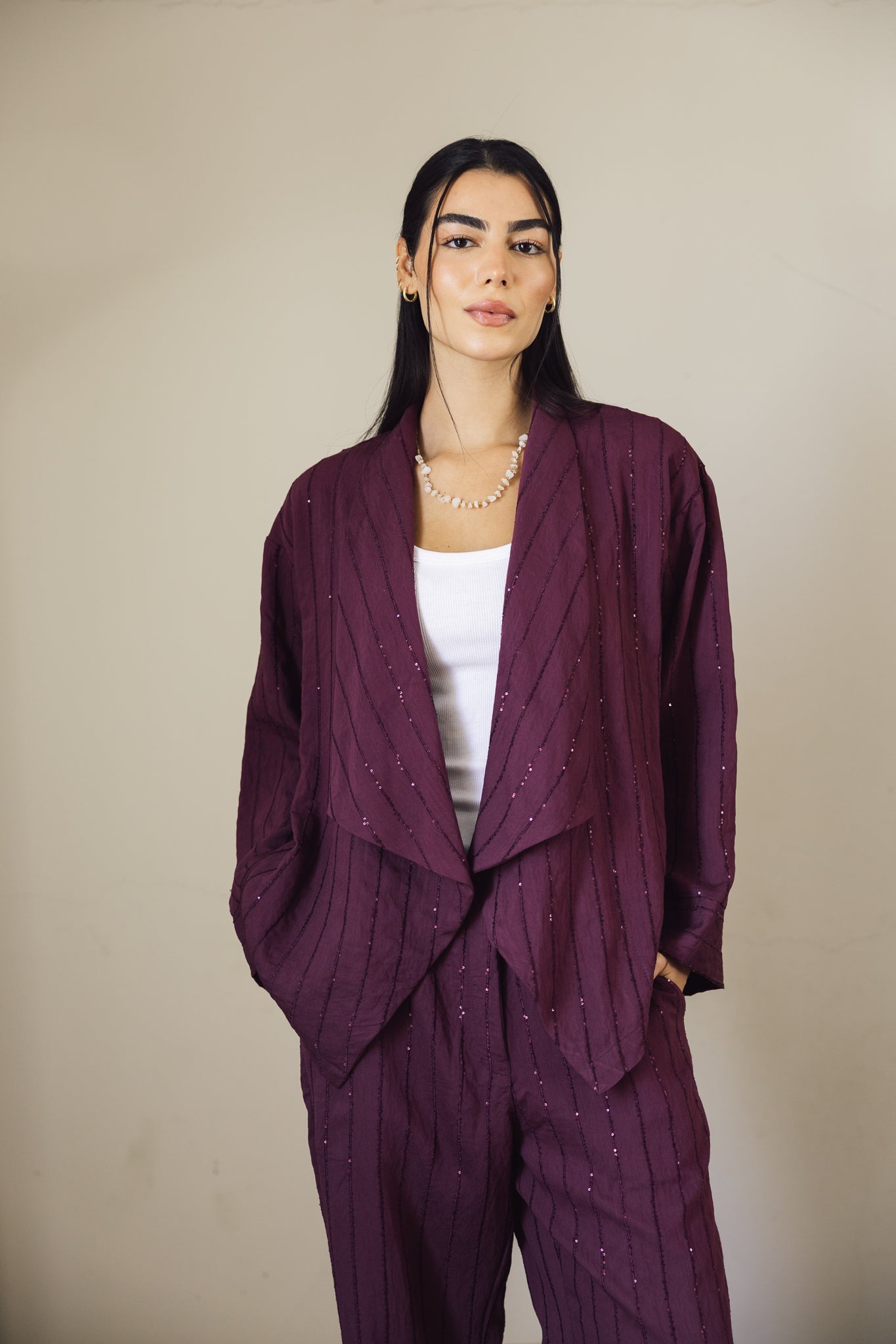 Shine On Set Burgundy - AB ESSENTIALS