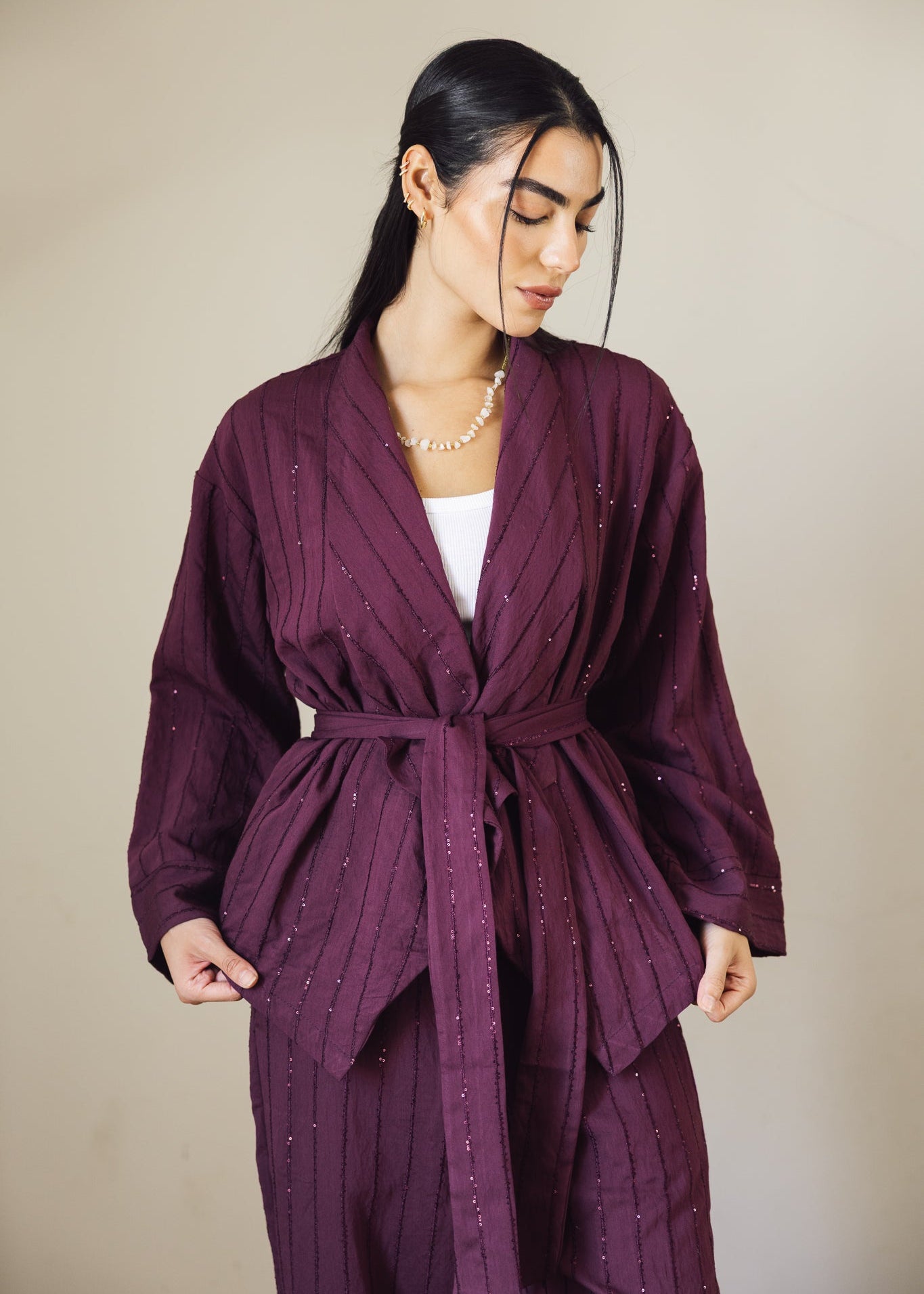 Shine On Set Burgundy - AB ESSENTIALS