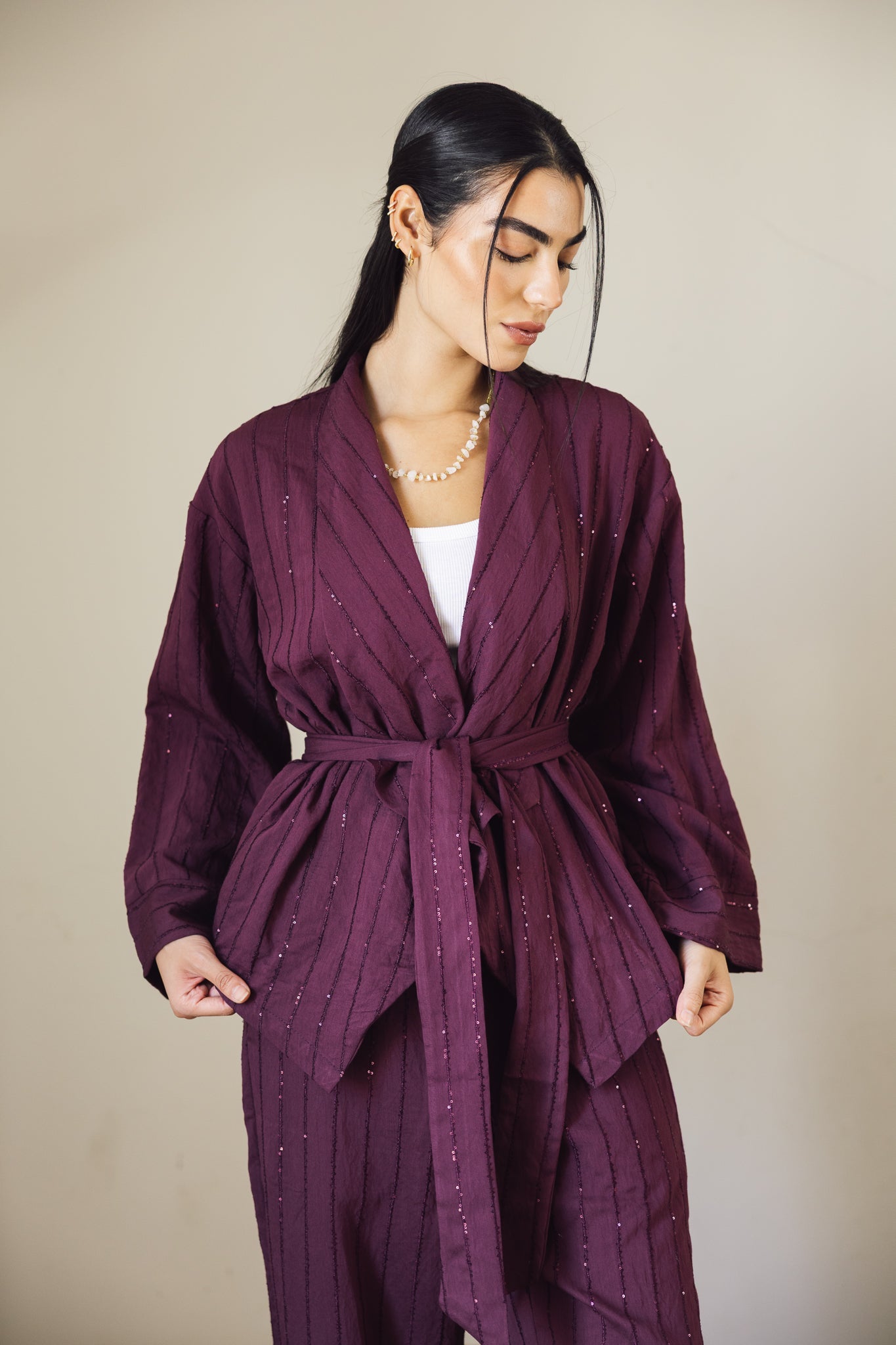 Shine On Set Burgundy - AB ESSENTIALS