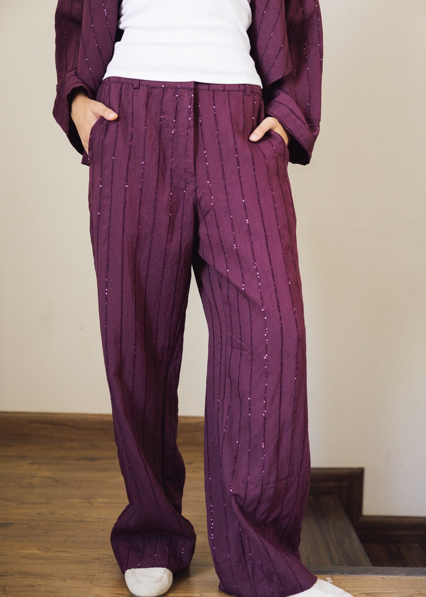 Shine On Set Burgundy - AB ESSENTIALS