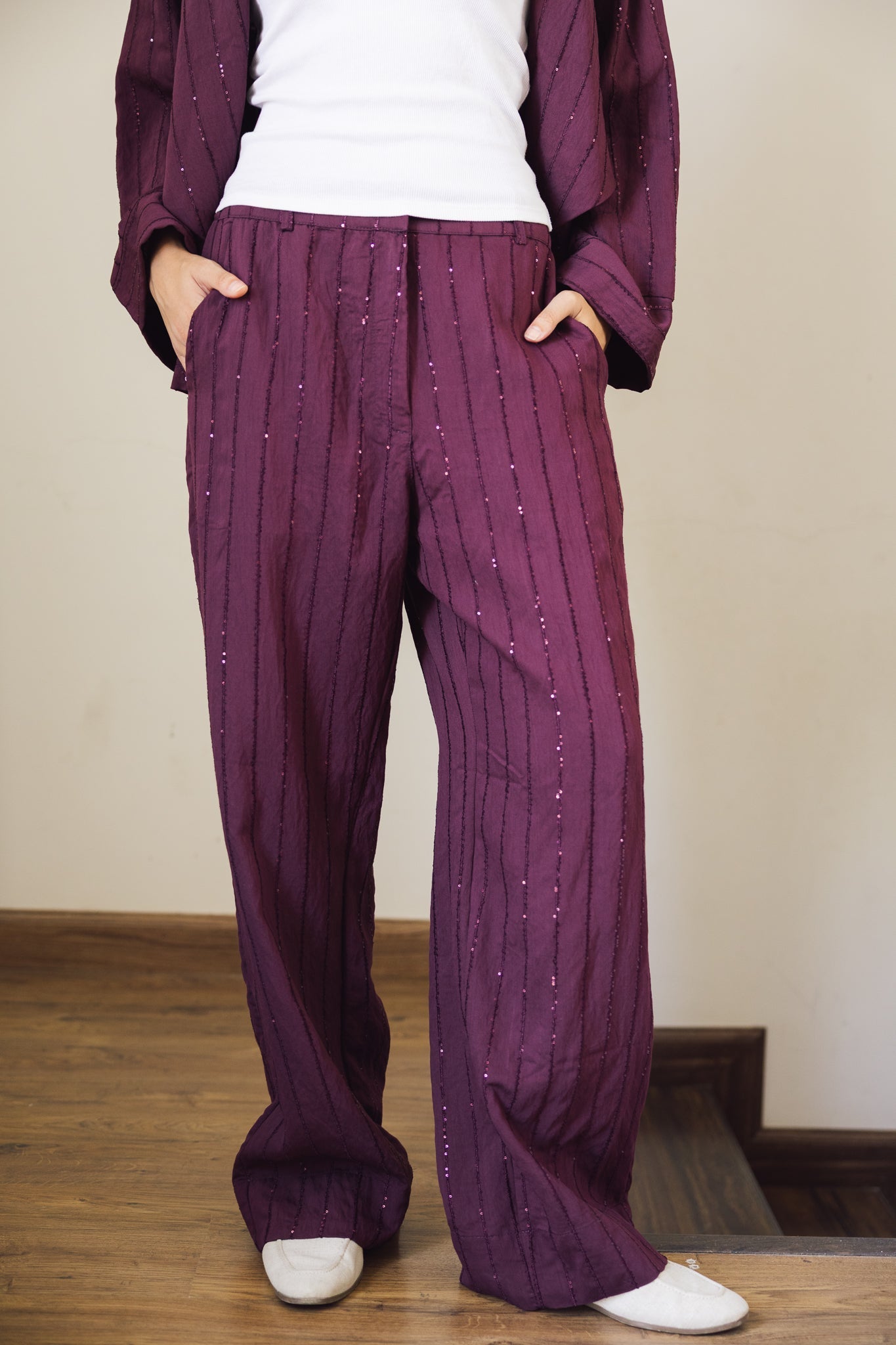 Shine On Set Burgundy - AB ESSENTIALS