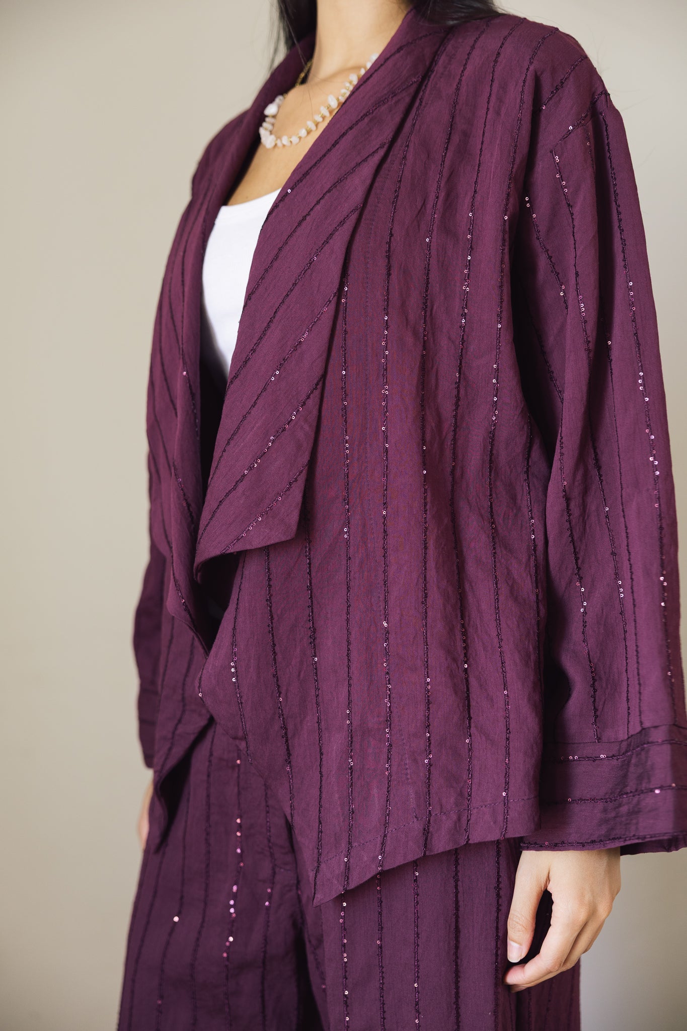 Shine On Set Burgundy - AB ESSENTIALS