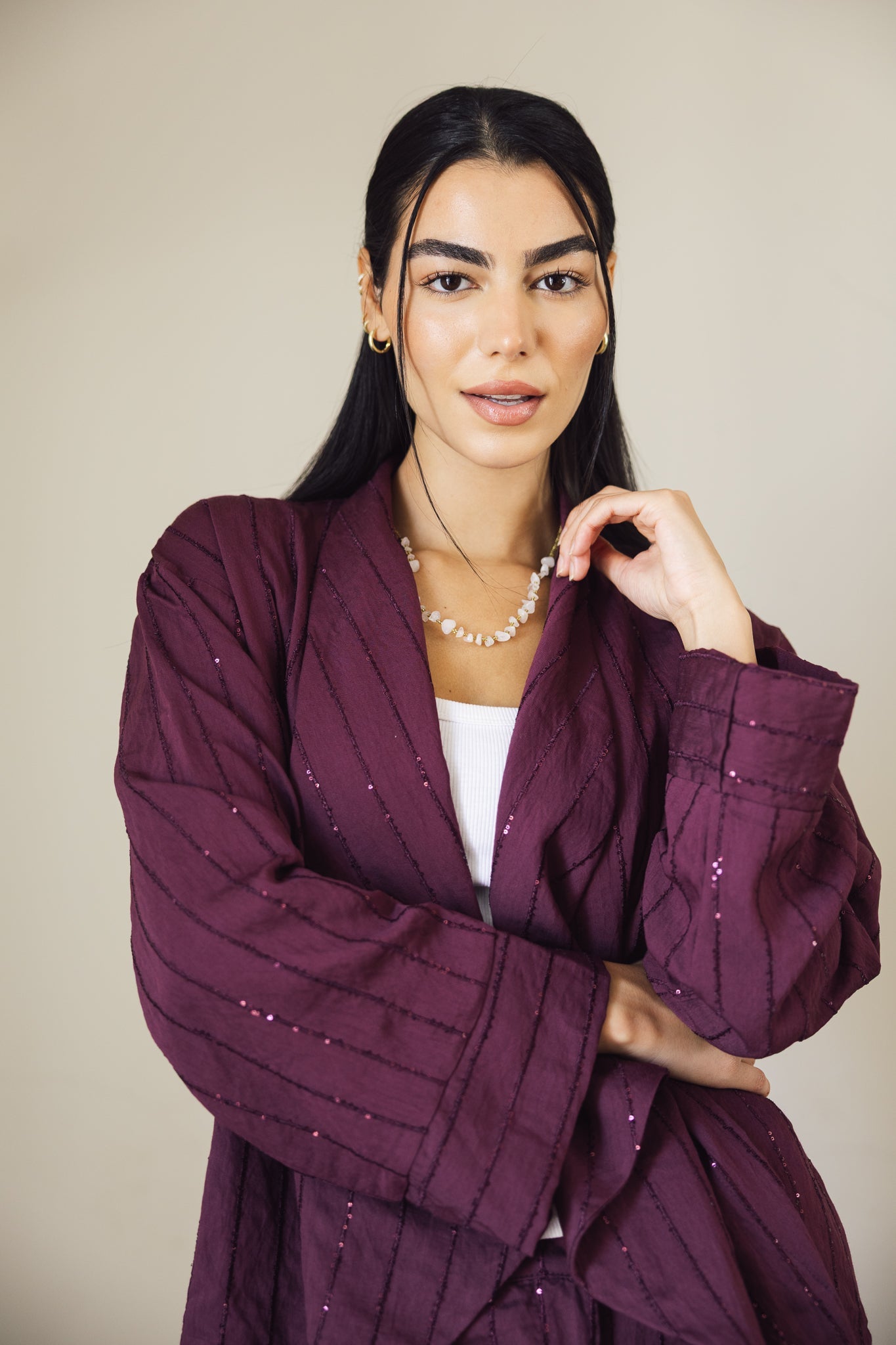 Shine On Set Burgundy - AB ESSENTIALS