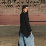 Sided Tee Black - AB ESSENTIALS