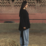 Sided Tee Black - AB ESSENTIALS