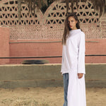 Sided Tee White - AB ESSENTIALS