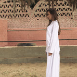 Sided Tee White - AB ESSENTIALS