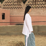 Sided Tee White - AB ESSENTIALS