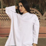 Sided Tee White - AB ESSENTIALS