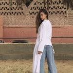 Sided Tee White - AB ESSENTIALS