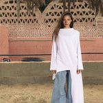 Sided Tee White - AB ESSENTIALS