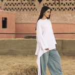 Sided Tee White - AB ESSENTIALS