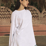 Sided Tee White - AB ESSENTIALS