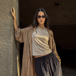 Sky Cardigan Cocoa - AB ESSENTIALS