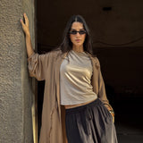 Sky Cardigan Cocoa - AB ESSENTIALS
