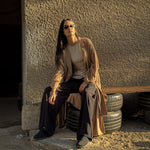 Sky Cardigan Cocoa - AB ESSENTIALS