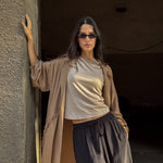 Sky Cardigan Cocoa - AB ESSENTIALS