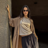 Sky Cardigan Cocoa - AB ESSENTIALS