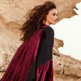 Sky Velvet Kaftan - AB ESSENTIALS