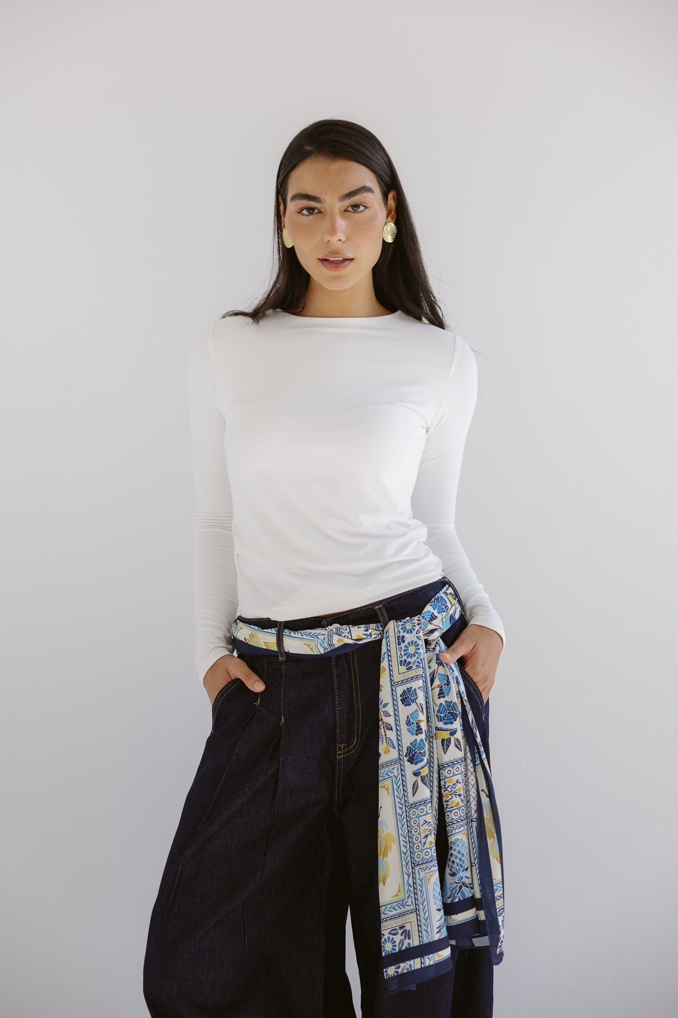 So In Denim Pants Dark Blue - AB ESSENTIALS