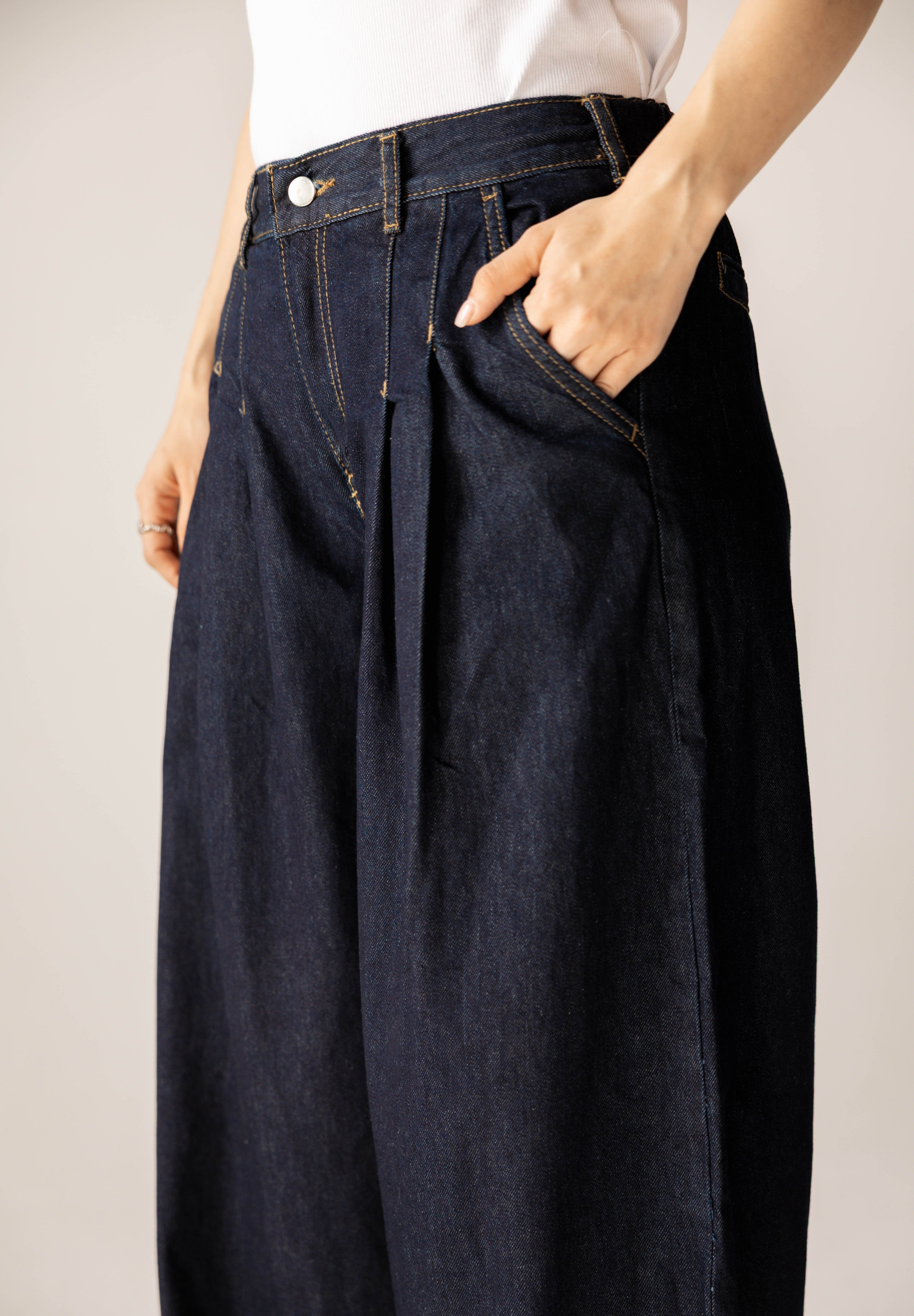 So In Denim Pants Dark Blue - AB ESSENTIALS
