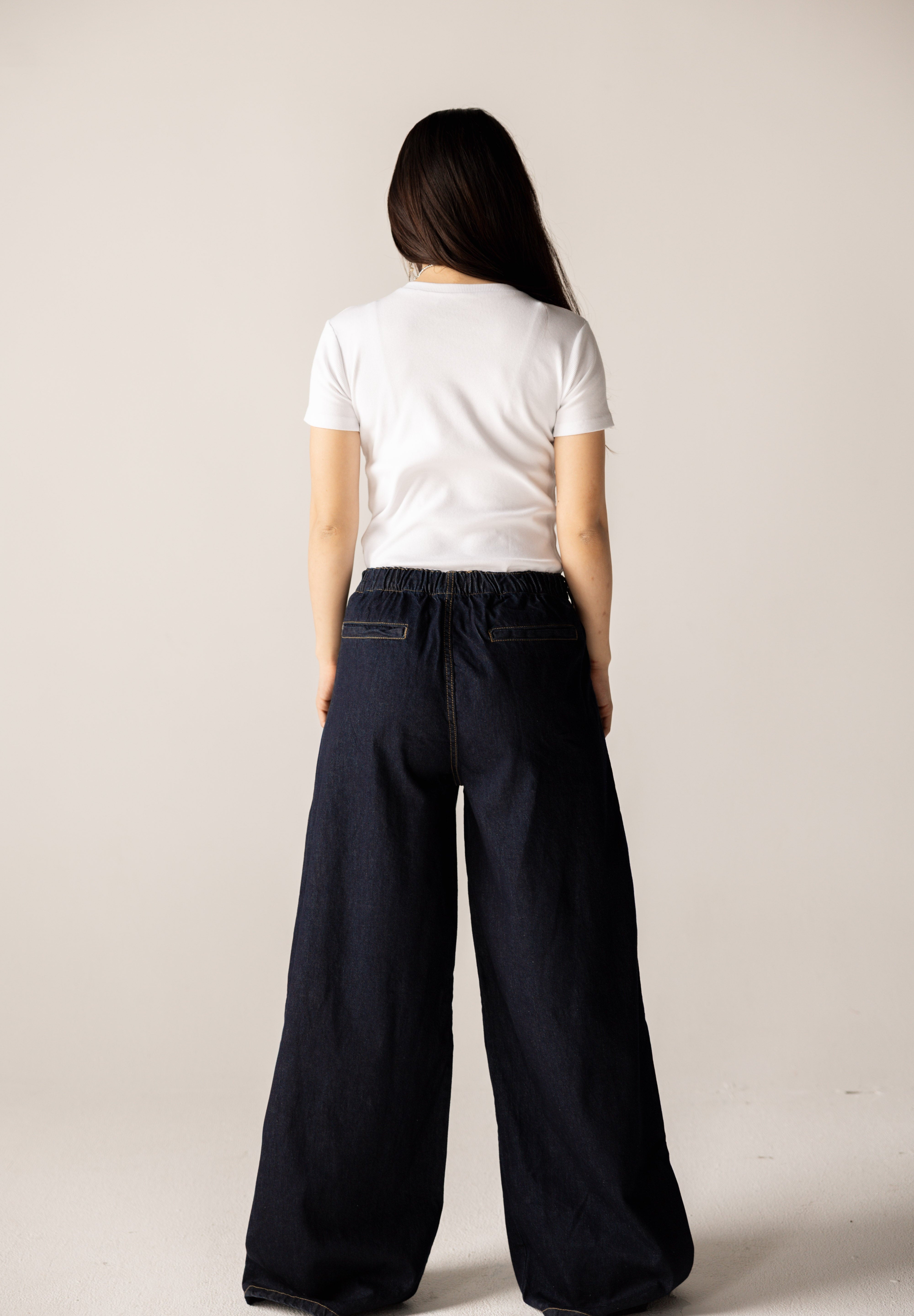 So In Denim Pants Dark Blue - AB ESSENTIALS