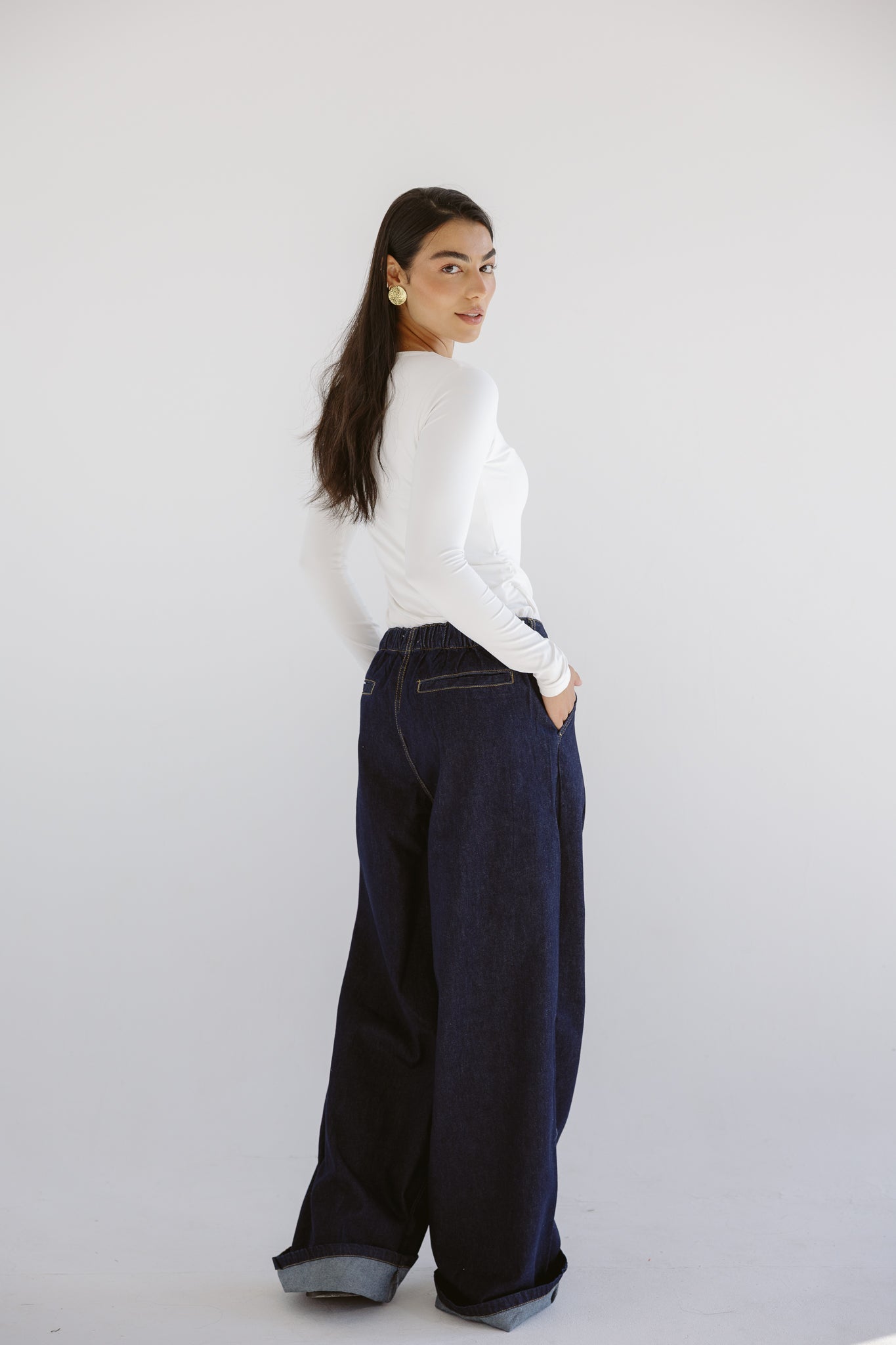 So In Denim Pants Dark Blue - AB ESSENTIALS