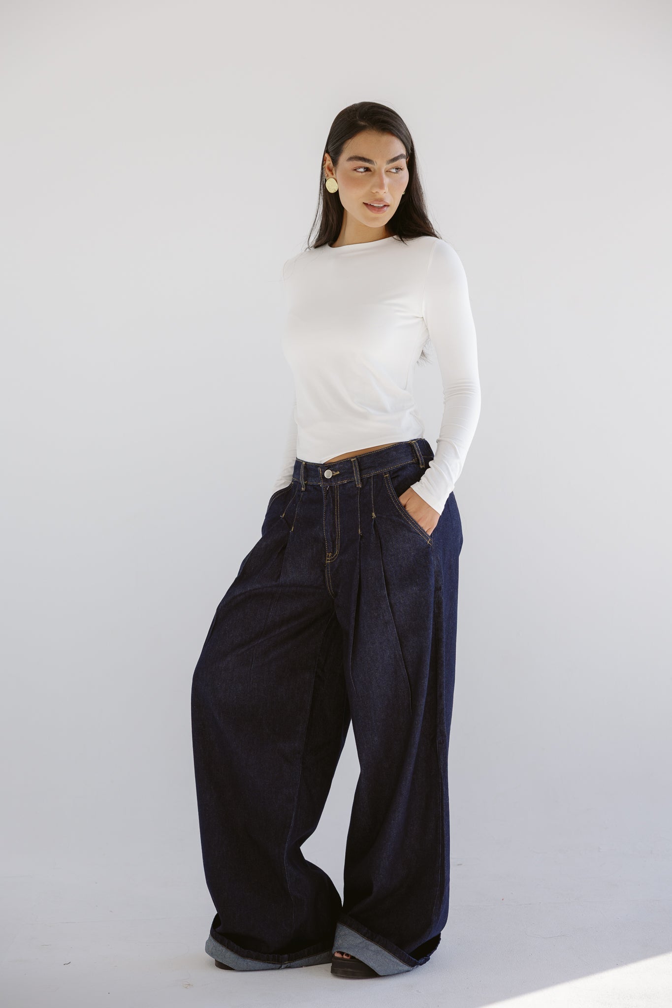 So In Denim Pants Dark Blue - AB ESSENTIALS