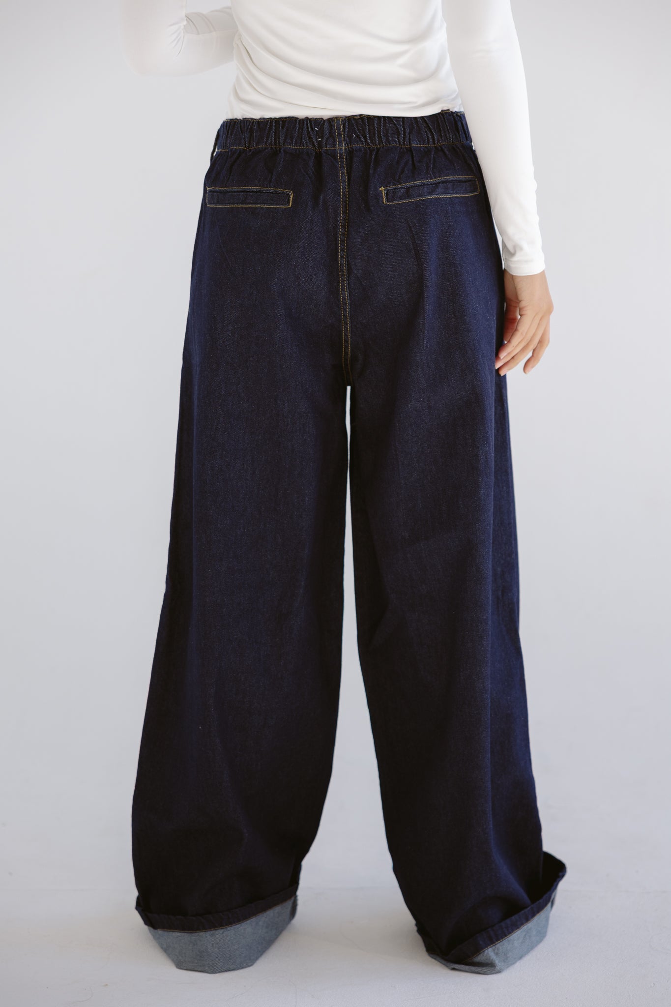 So In Denim Pants Dark Blue - AB ESSENTIALS