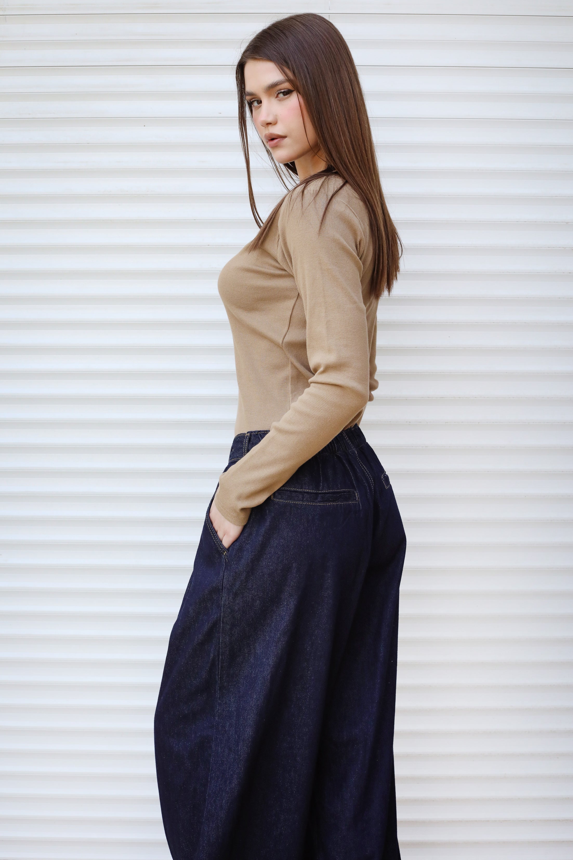 So In Denim Pants Dark Blue - AB ESSENTIALS