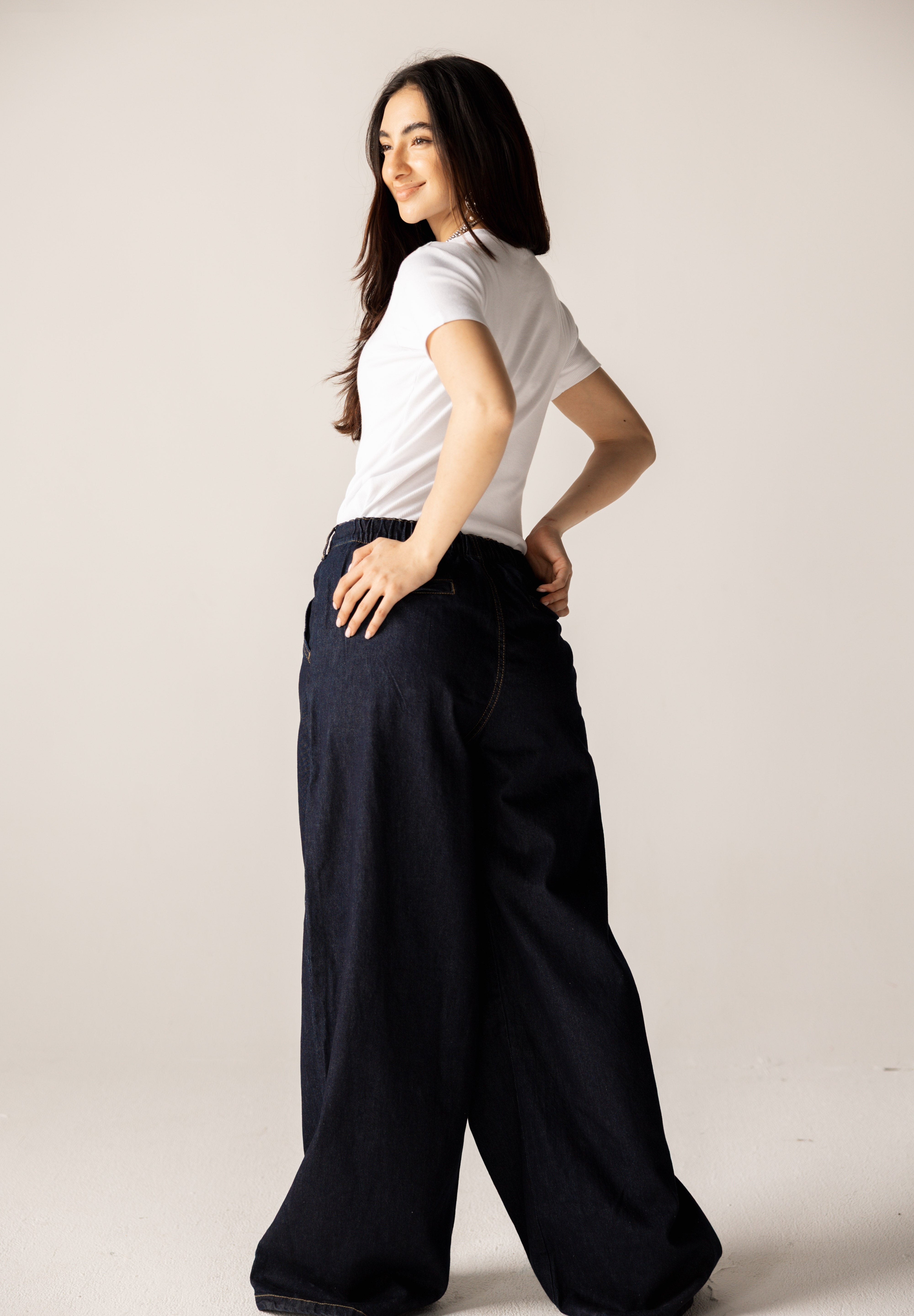 So In Denim Pants Dark Blue - AB ESSENTIALS