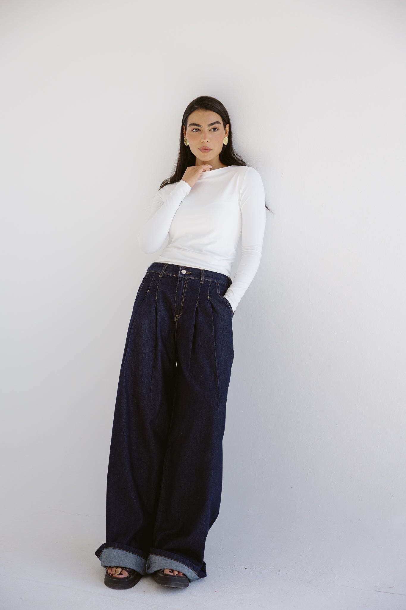 So In Denim Pants Dark Blue - AB ESSENTIALS