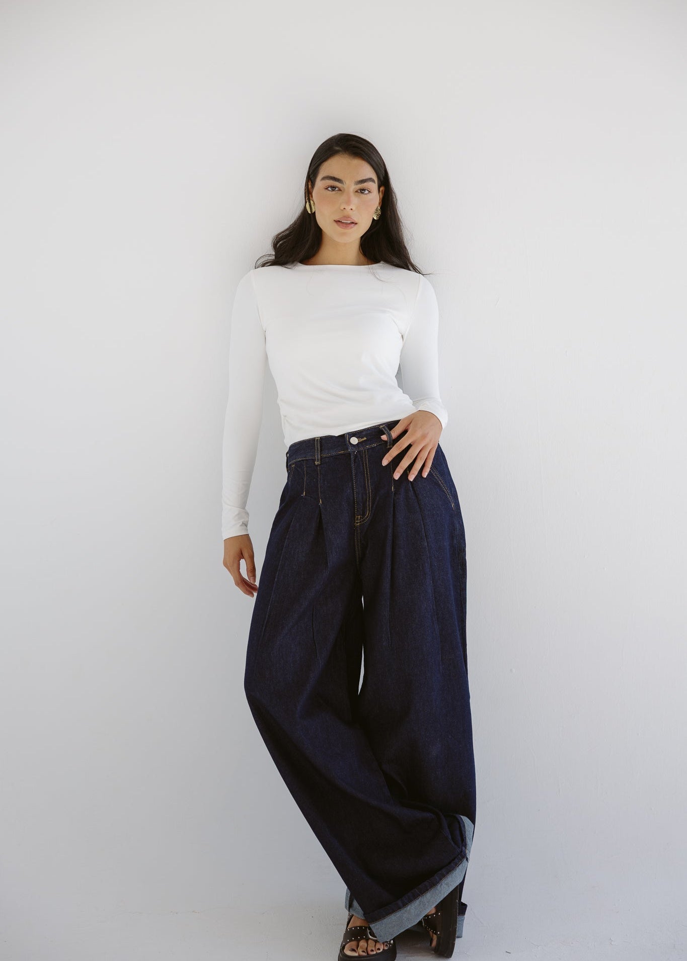 So In Denim Pants Dark Blue - AB ESSENTIALS