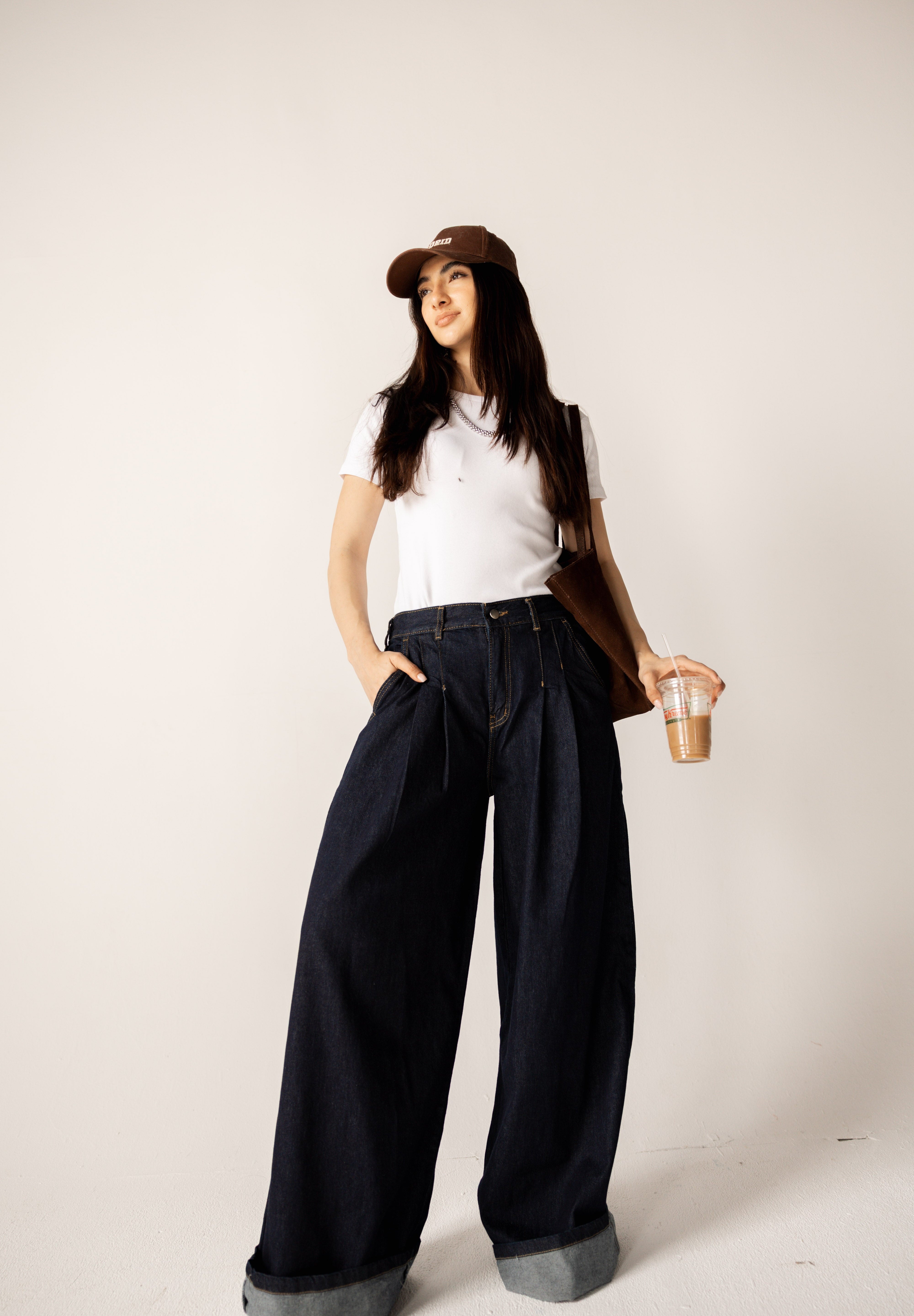 So In Denim Pants Dark Blue - AB ESSENTIALS