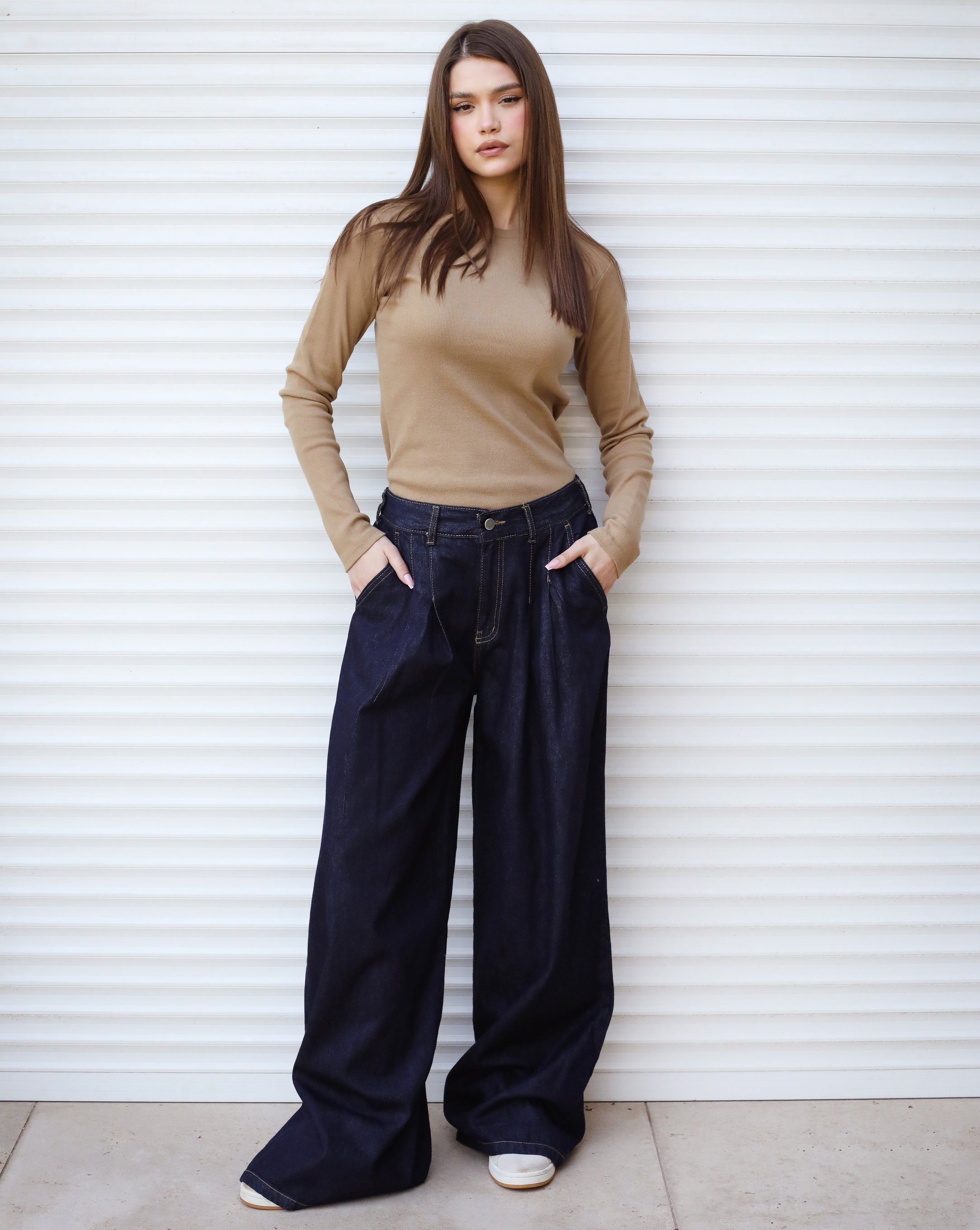 So In Denim Pants Dark Blue - AB ESSENTIALS