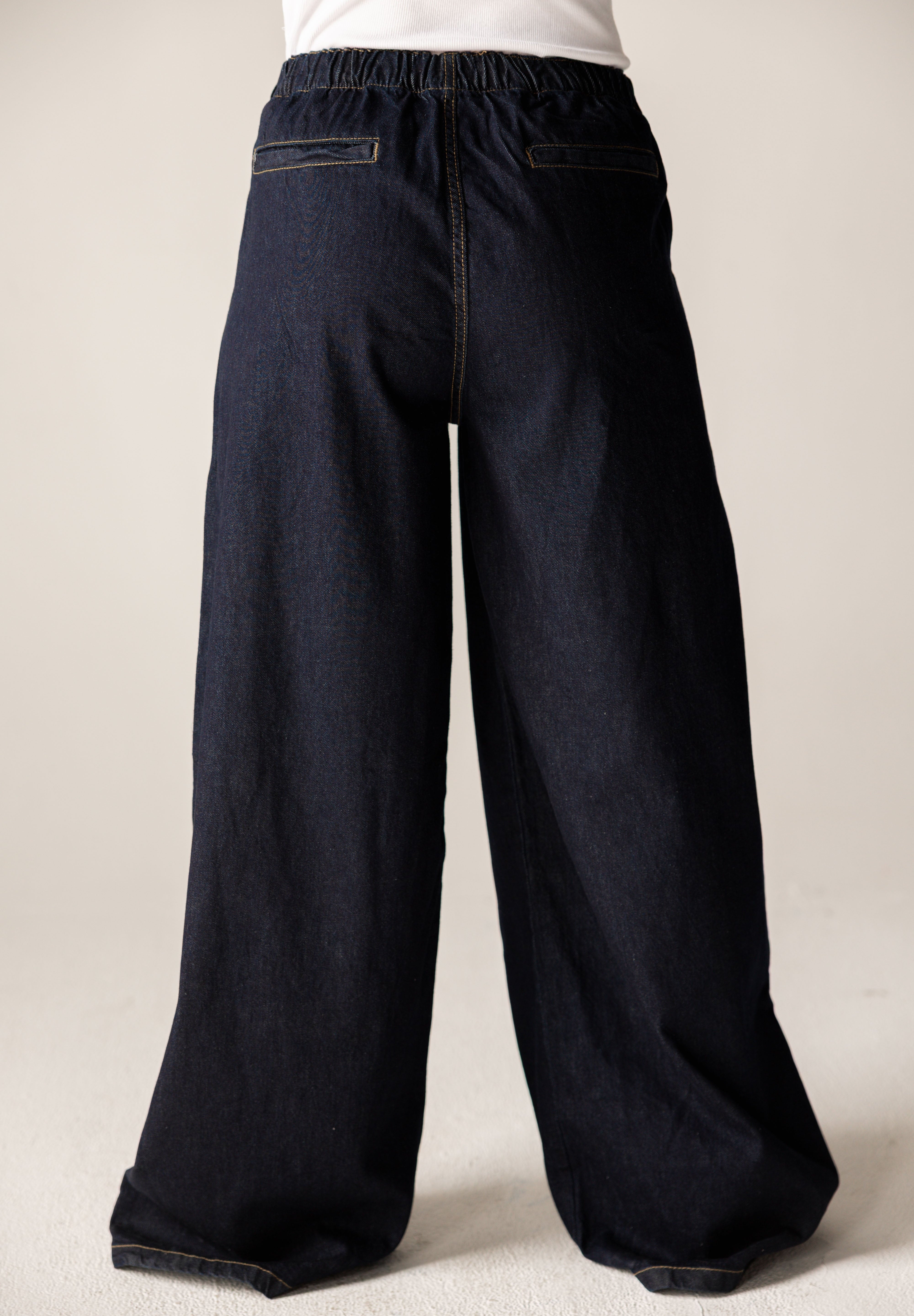 So In Denim Pants Dark Blue - AB ESSENTIALS
