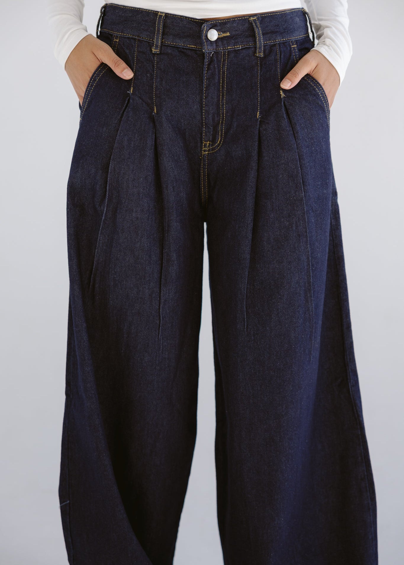 So In Denim Pants Dark Blue - AB ESSENTIALS