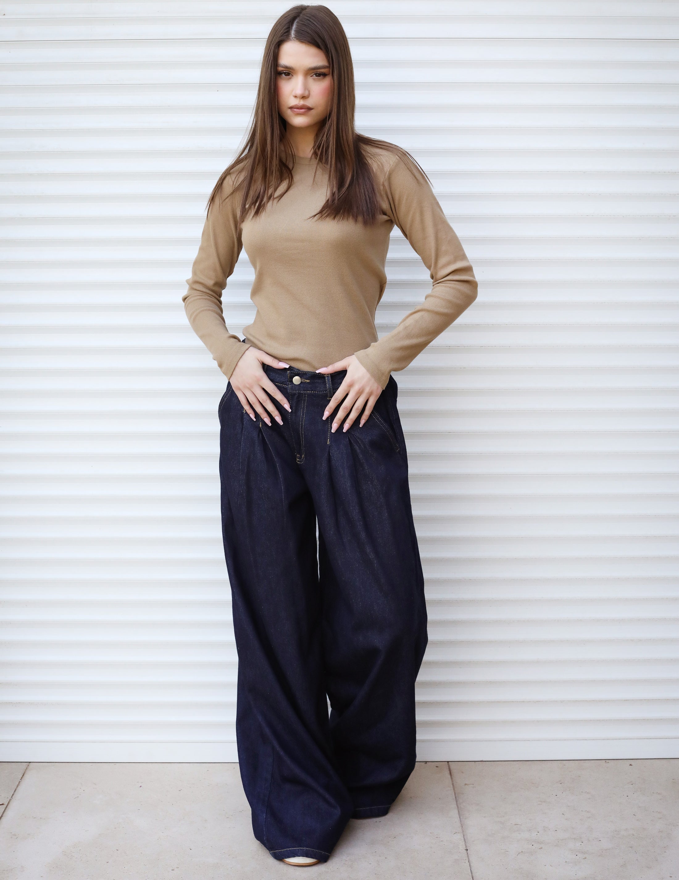 So In Denim Pants Dark Blue - AB ESSENTIALS