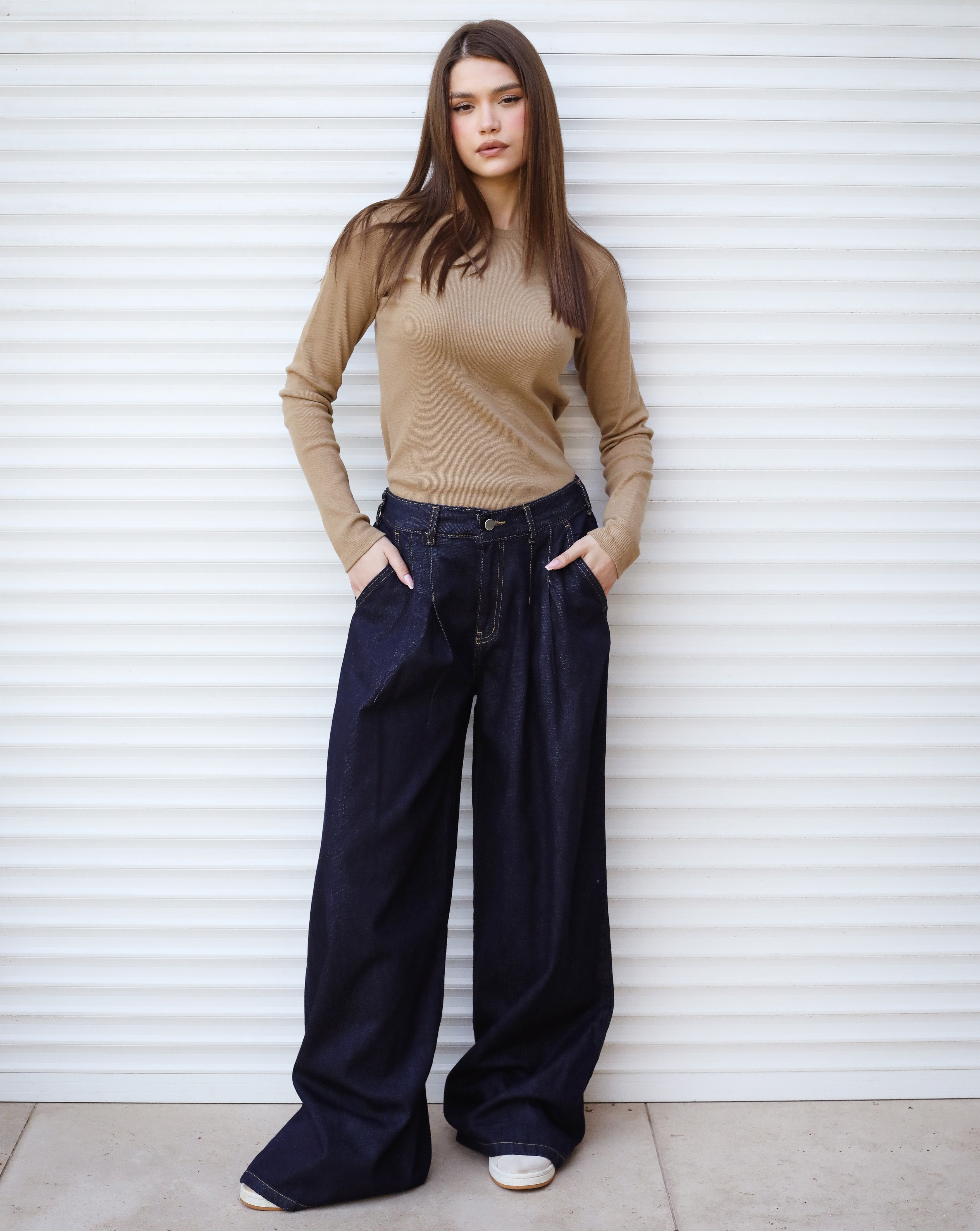 So In Denim Pants Dark Blue - AB ESSENTIALS