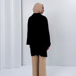 Sola Linen Shirt Black - AB ESSENTIALS