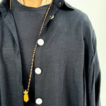 Sola Linen Shirt Black - AB ESSENTIALS