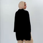 Sola Linen Shirt Black - AB ESSENTIALS