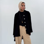 Sola Linen Shirt Black - AB ESSENTIALS
