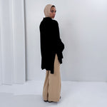 Sola Linen Shirt Black - AB ESSENTIALS