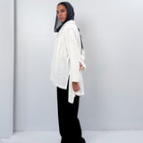 Sola Linen Shirt White - AB ESSENTIALS