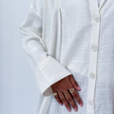 Sola Linen Shirt White - AB ESSENTIALS