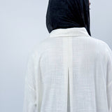 Sola Linen Shirt White - AB ESSENTIALS