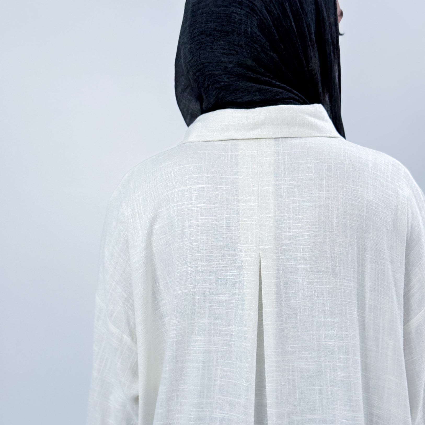 Sola Linen Shirt White - AB ESSENTIALS