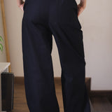 Soleil Linen Pants Black - AB ESSENTIALS