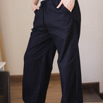 Soleil Linen Pants Black - AB ESSENTIALS